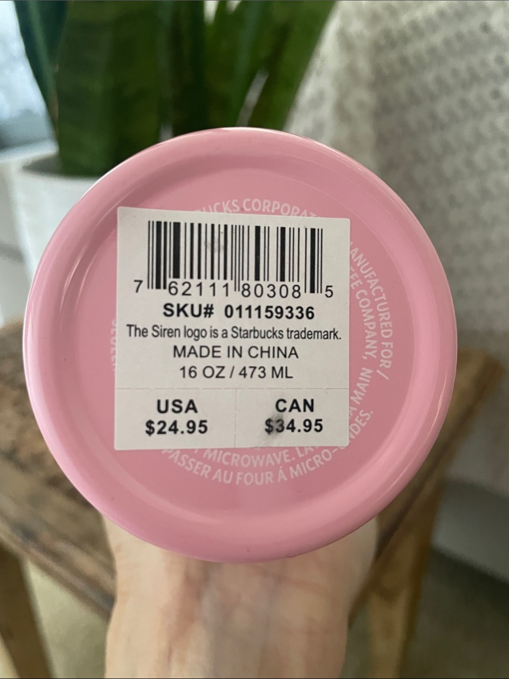 Starbucks Pink Tumbler - Picture 4 of 4
